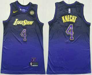 Men's Los Angeles Lakers #4 Dalton Knecht Purple 2024 City Edition Swingman Stitched Jersey,We sell and wholesale Men's Los Angeles Lakers #4 Dalton Knecht Purple 2024 City Edition Swingman Stitched Jersey on line form chian!